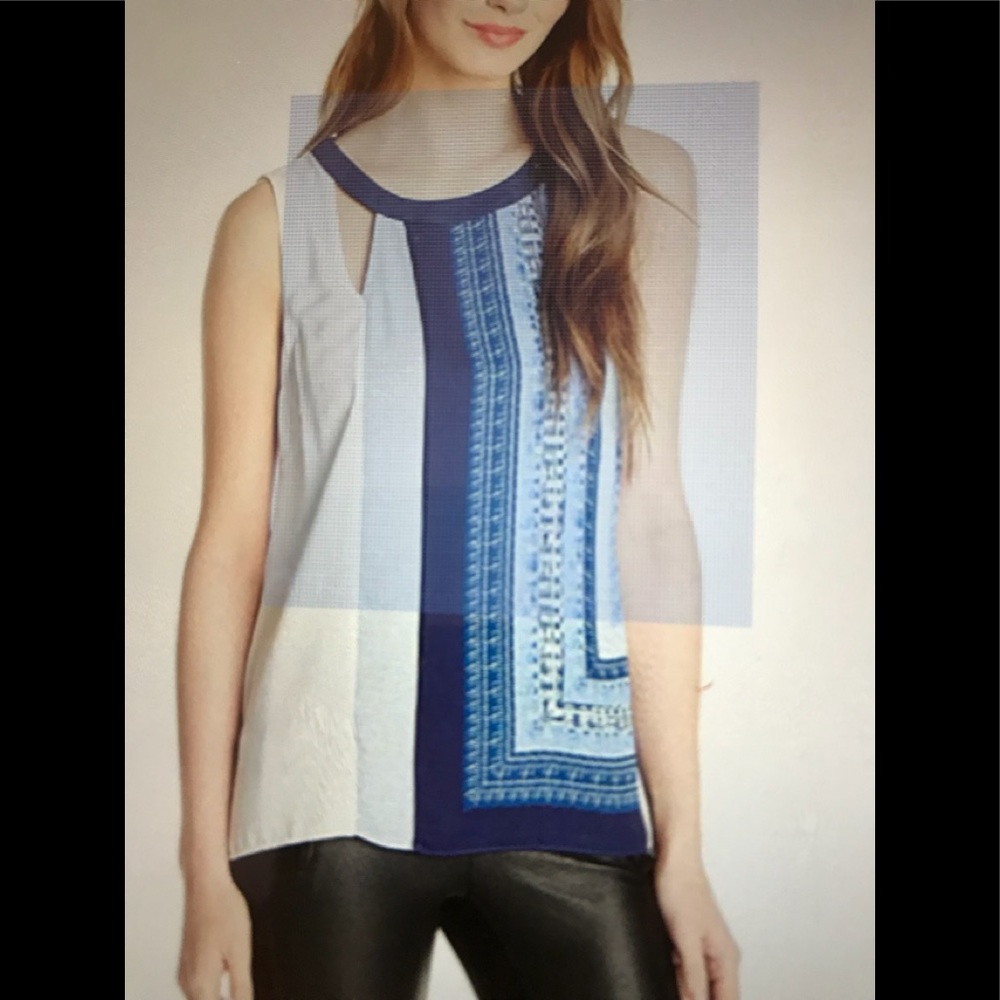 BCBG MaxAzria Elicia Colorblock Tank